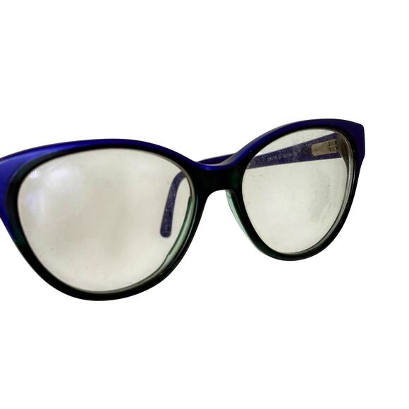 Outspoken-Mini Cat Eye Style Eyeglasses-OA1710-Blue/Teal-Unisex main image 5